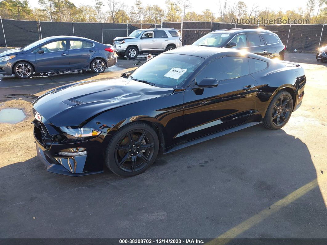 2020 Ford Mustang Ecoboost Fastback Black vin: 1FA6P8TH5L5126566