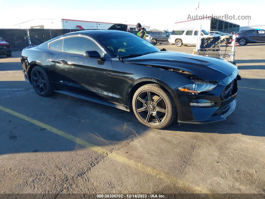 2020 Ford Mustang Ecoboost Fastback Black vin: 1FA6P8TH5L5126566