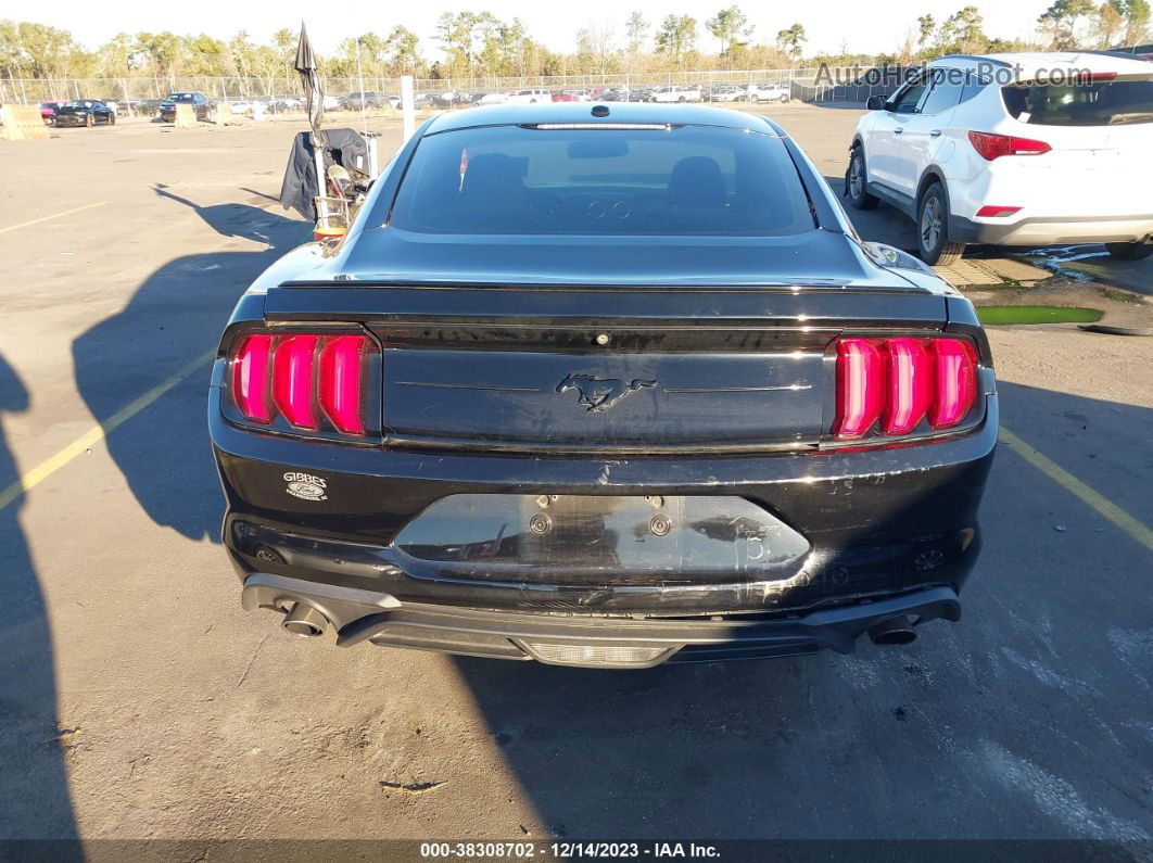 2020 Ford Mustang Ecoboost Fastback Black vin: 1FA6P8TH5L5126566