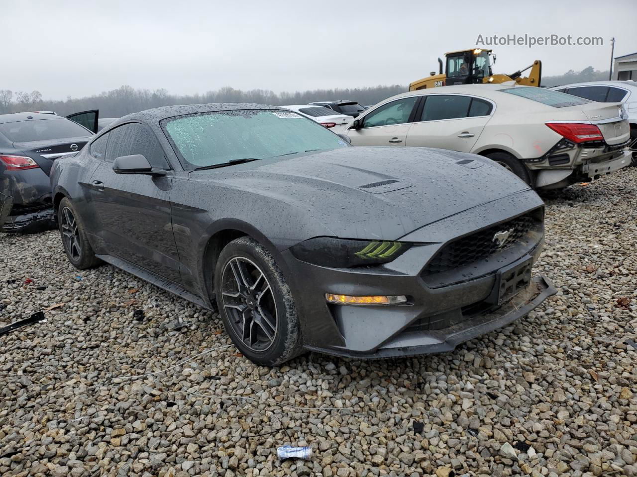 2020 Ford Mustang  Угольный vin: 1FA6P8TH5L5136627