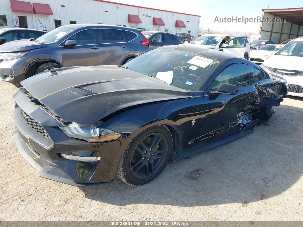 2020 Ford Mustang Ecoboost Premium Fastback Black vin: 1FA6P8TH5L5155081