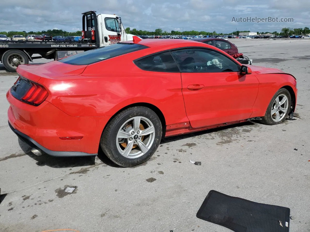 2020 Ford Mustang  Red vin: 1FA6P8TH5L5187187