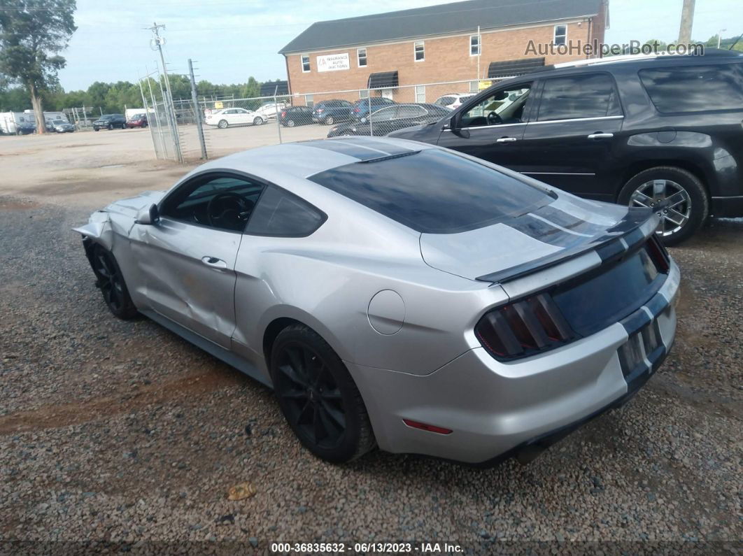 2015 Ford Mustang Ecoboost Silver vin: 1FA6P8TH6F5310094