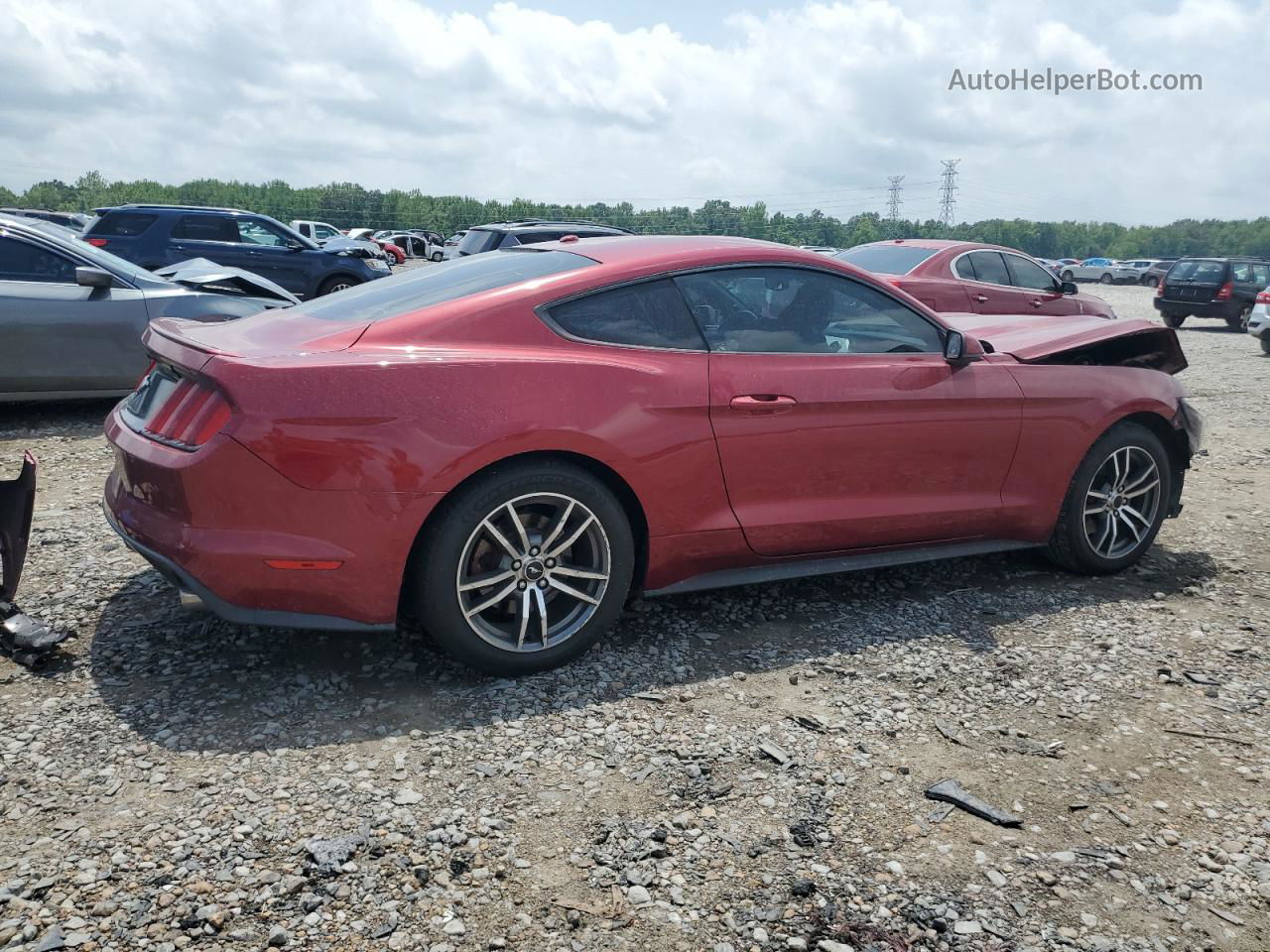 2015 Ford Mustang  Red vin: 1FA6P8TH6F5318132