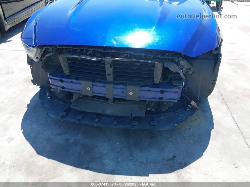 2015 Ford Mustang Ecoboost Синий vin: 1FA6P8TH6F5319054