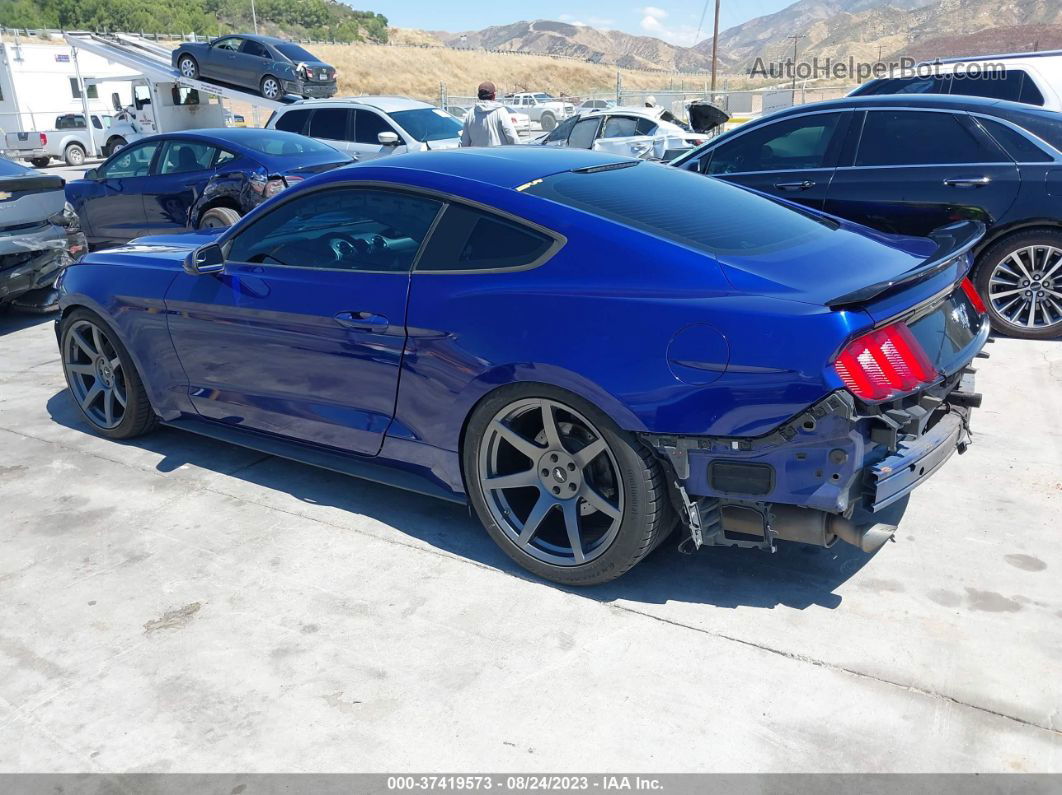 2015 Ford Mustang Ecoboost Blue vin: 1FA6P8TH6F5319054