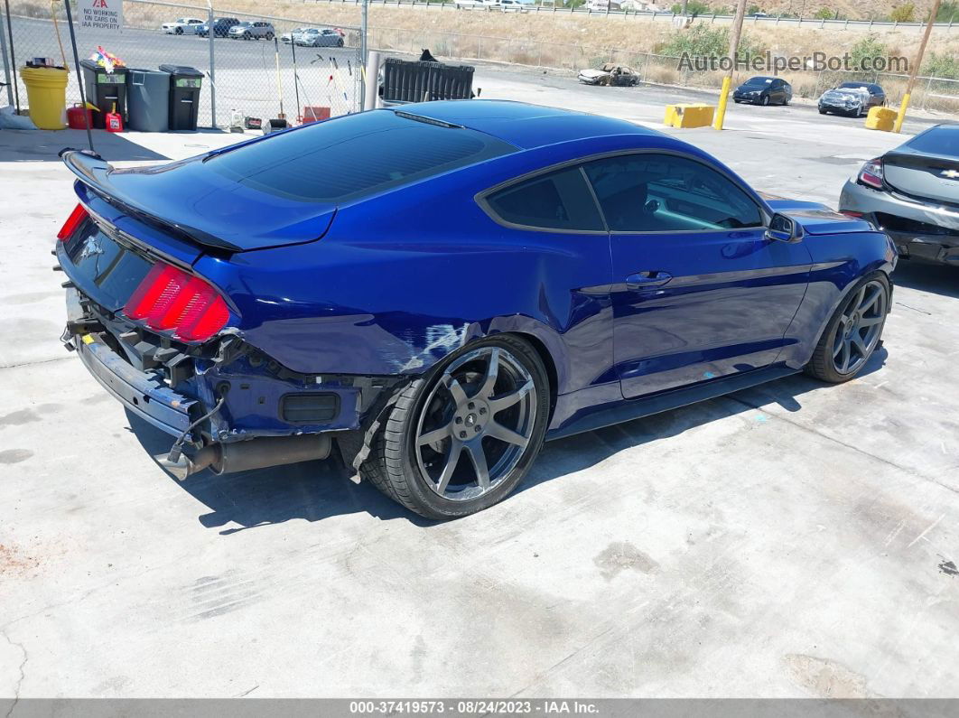 2015 Ford Mustang Ecoboost Blue vin: 1FA6P8TH6F5319054