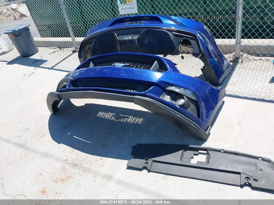 2015 Ford Mustang Ecoboost Синий vin: 1FA6P8TH6F5319054