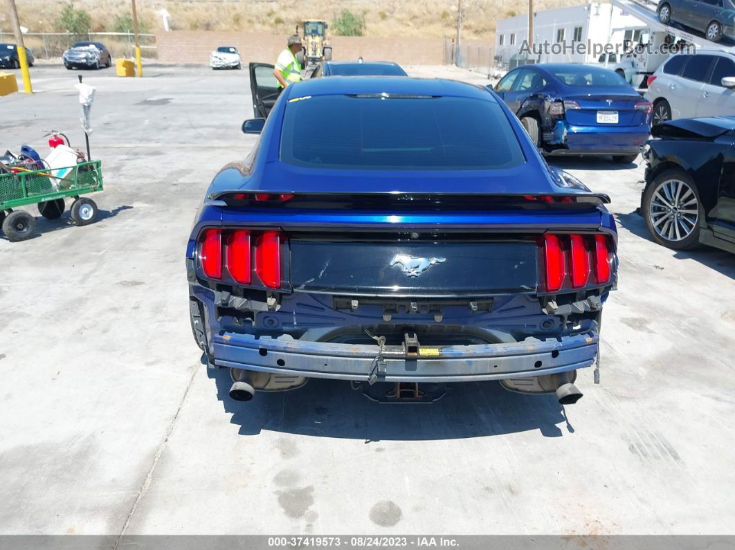 2015 Ford Mustang Ecoboost Синий vin: 1FA6P8TH6F5319054