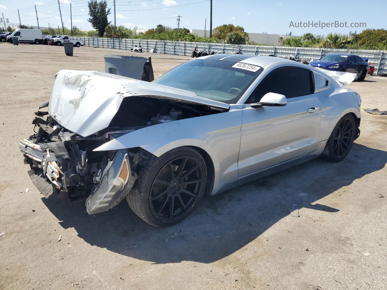 2015 Ford Mustang  Silver vin: 1FA6P8TH6F5323105