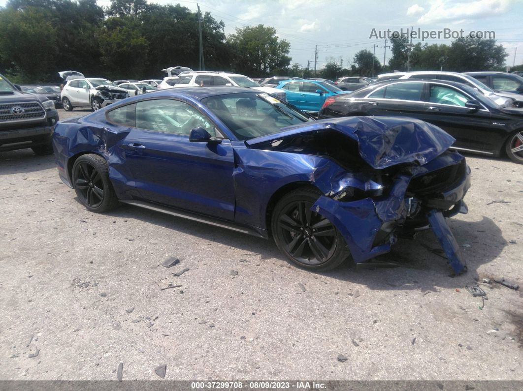 2015 Ford Mustang Ecoboost Blue vin: 1FA6P8TH6F5329163