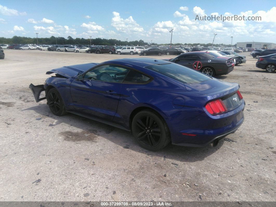 2015 Ford Mustang Ecoboost Blue vin: 1FA6P8TH6F5329163