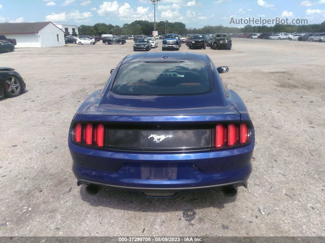 2015 Ford Mustang Ecoboost Blue vin: 1FA6P8TH6F5329163