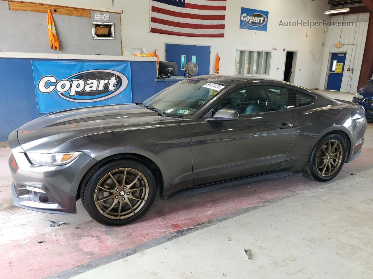 2015 Ford Mustang  Gray vin: 1FA6P8TH6F5348537