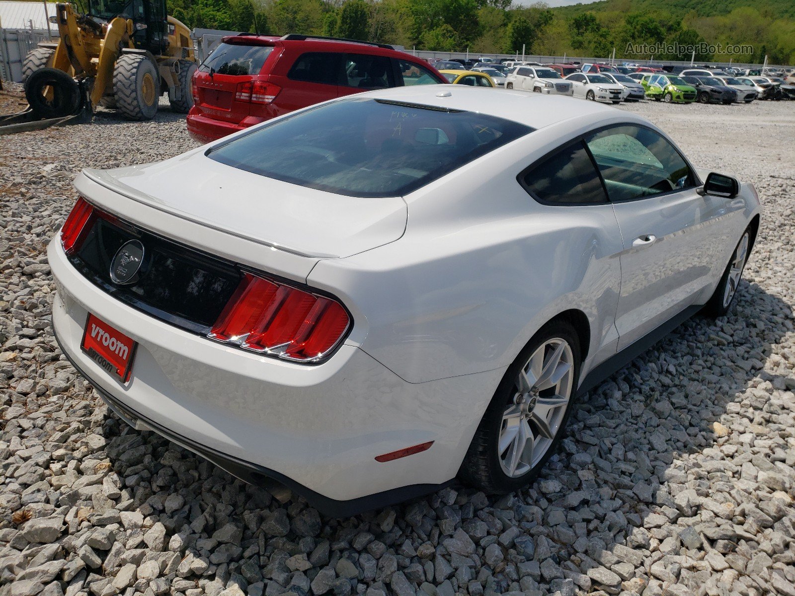 2015 Ford Mustang White vin: 1FA6P8TH6F5349011