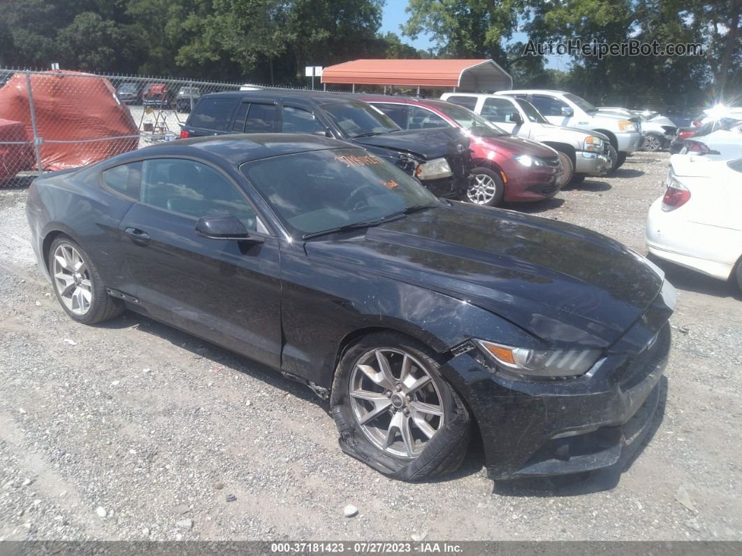 2015 Ford Mustang Ecoboost Black vin: 1FA6P8TH6F5366116