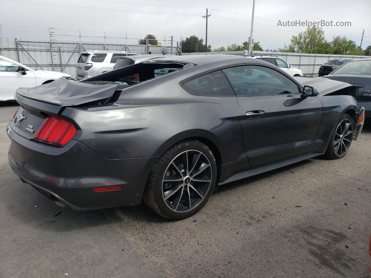 2015 Ford Mustang  Gray vin: 1FA6P8TH6F5400247