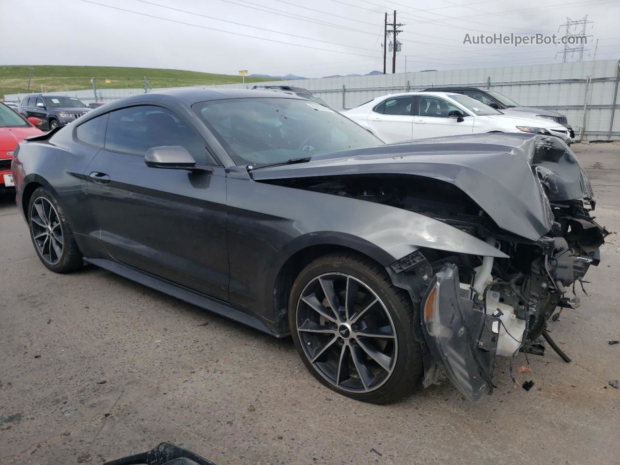 2015 Ford Mustang  Gray vin: 1FA6P8TH6F5400247