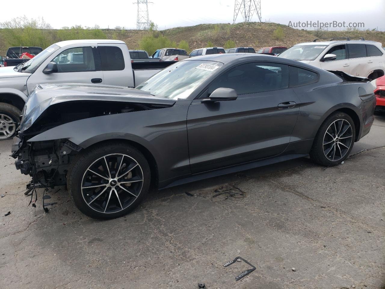 2015 Ford Mustang  Gray vin: 1FA6P8TH6F5400247