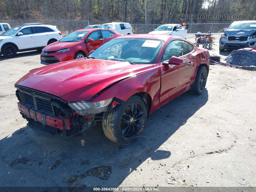 2016 Ford Mustang Ecoboost Maroon vin: 1FA6P8TH6G5220171