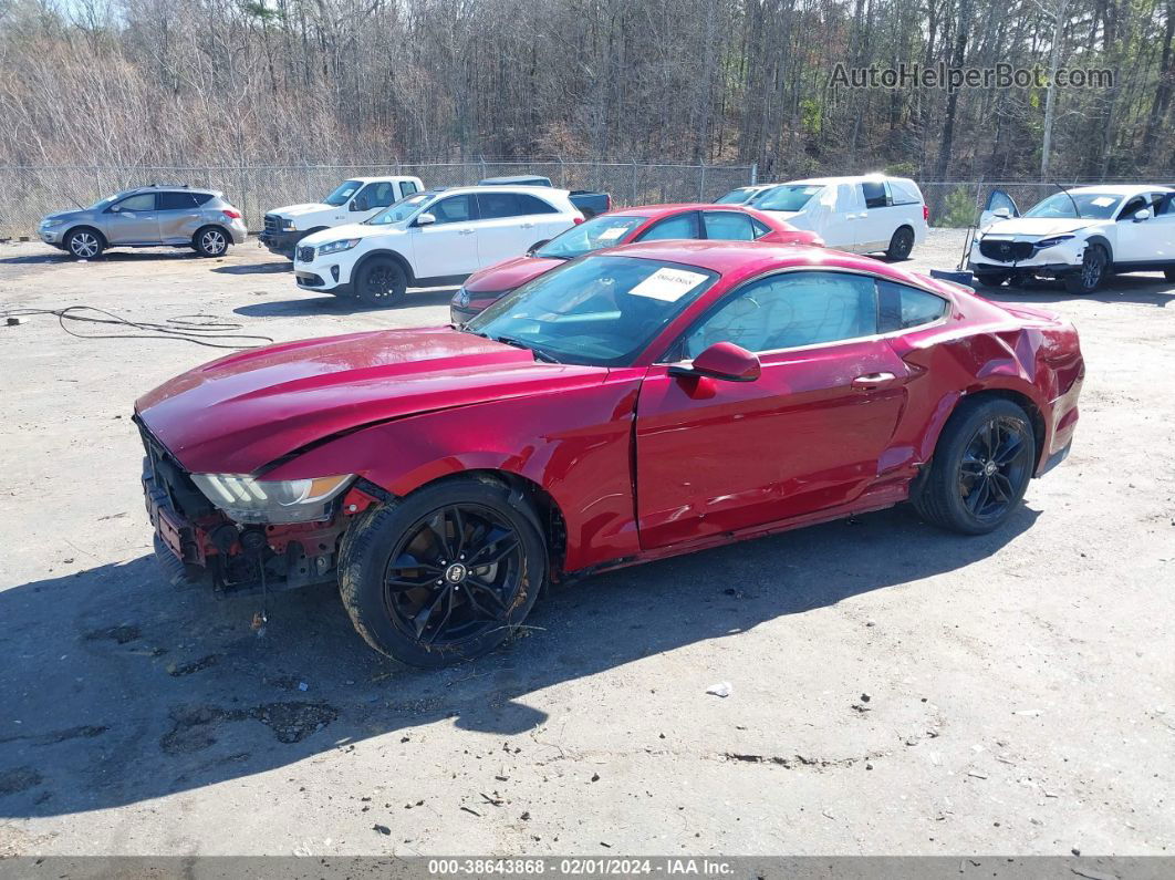 2016 Ford Mustang Ecoboost Maroon vin: 1FA6P8TH6G5220171