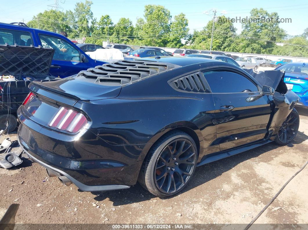 2016 Ford Mustang Ecoboost Черный vin: 1FA6P8TH6G5259519