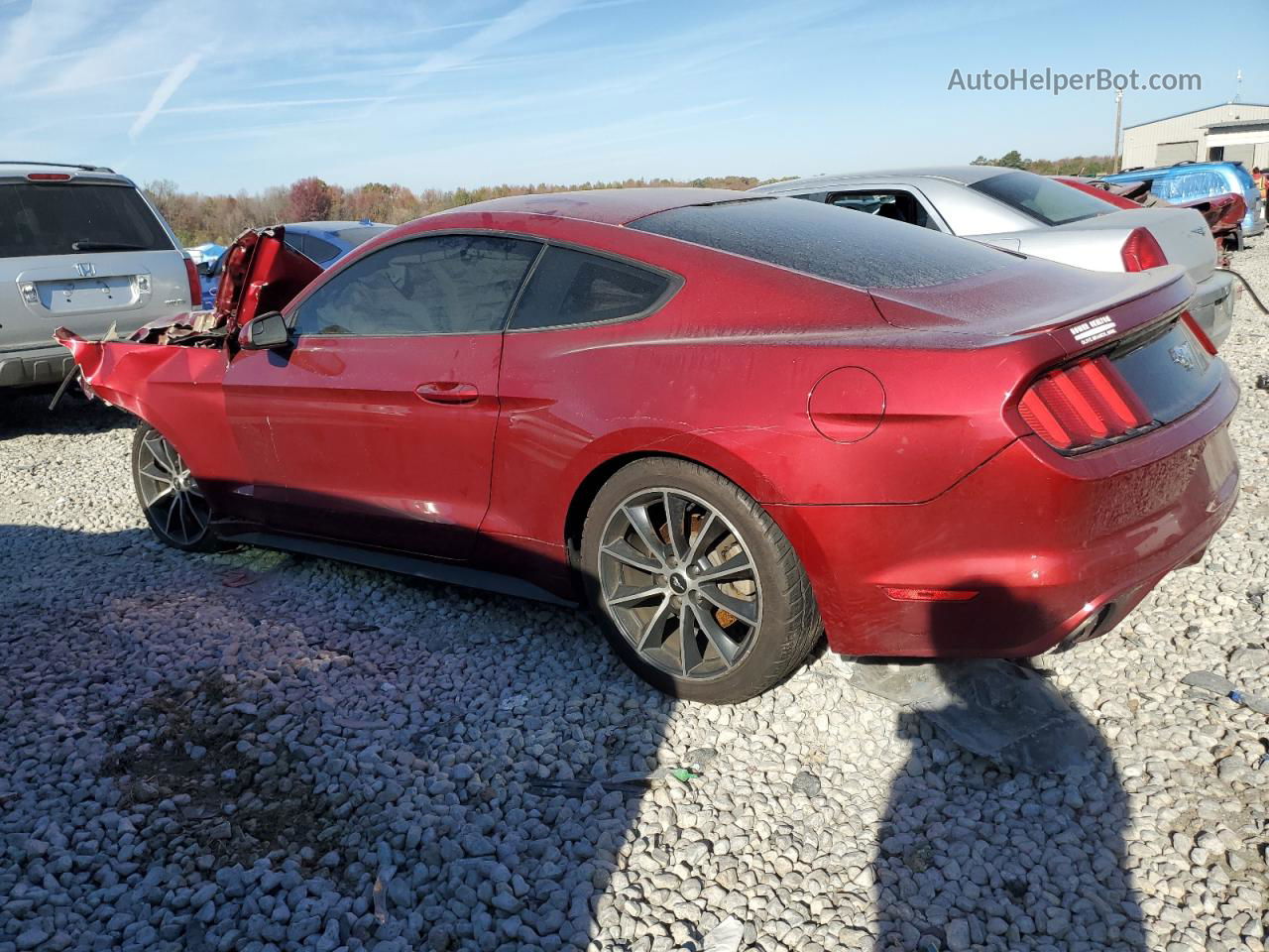 2016 Ford Mustang  Red vin: 1FA6P8TH6G5272318
