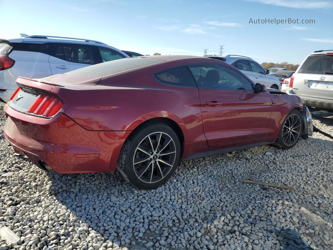 2016 Ford Mustang  Красный vin: 1FA6P8TH6G5272318