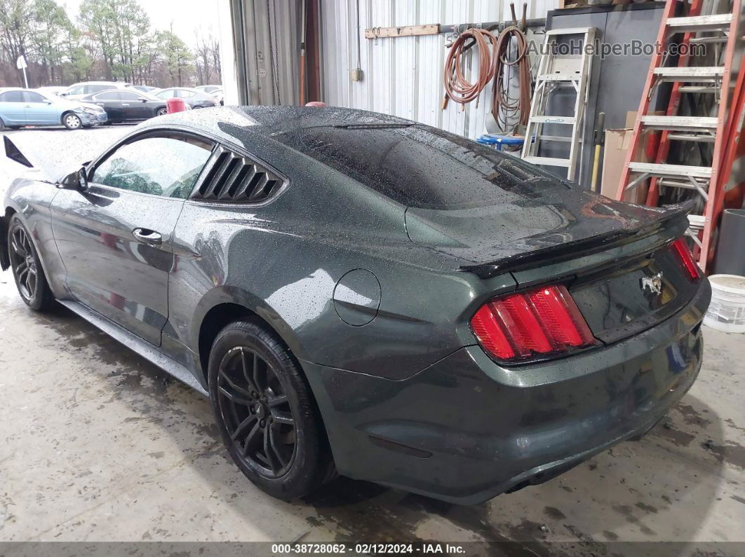 2016 Ford Mustang Ecoboost Gray vin: 1FA6P8TH6G5309190