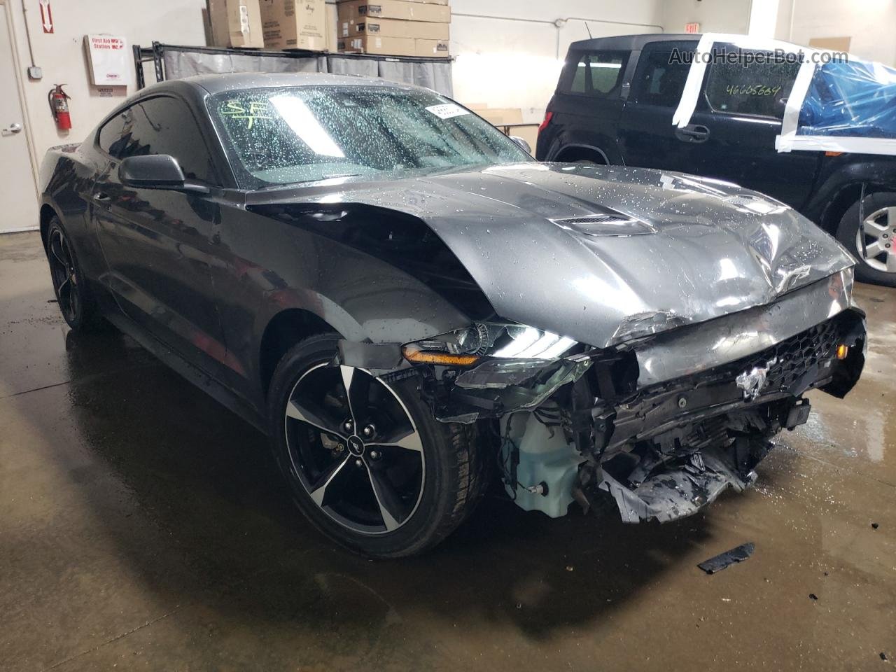 2019 Ford Mustang  Charcoal vin: 1FA6P8TH6K5181087