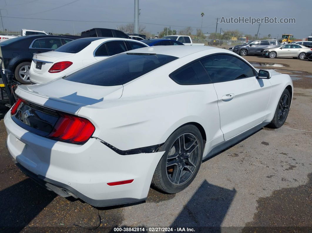 2020 Ford Mustang Ecoboost Fastback White vin: 1FA6P8TH6L5103877