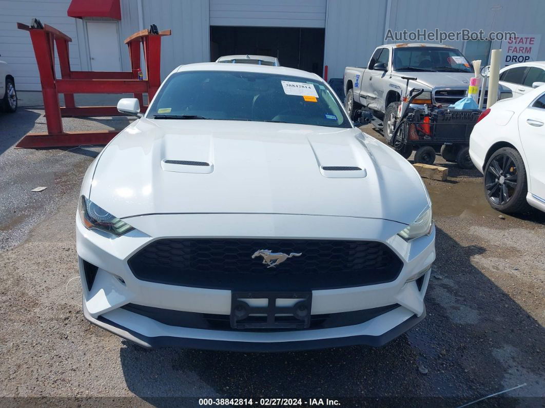 2020 Ford Mustang Ecoboost Fastback White vin: 1FA6P8TH6L5103877