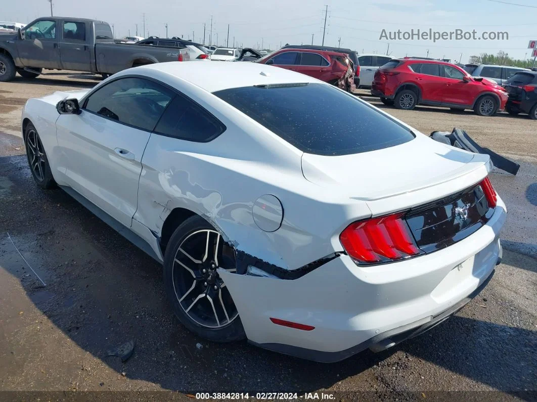 2020 Ford Mustang Ecoboost Fastback White vin: 1FA6P8TH6L5103877