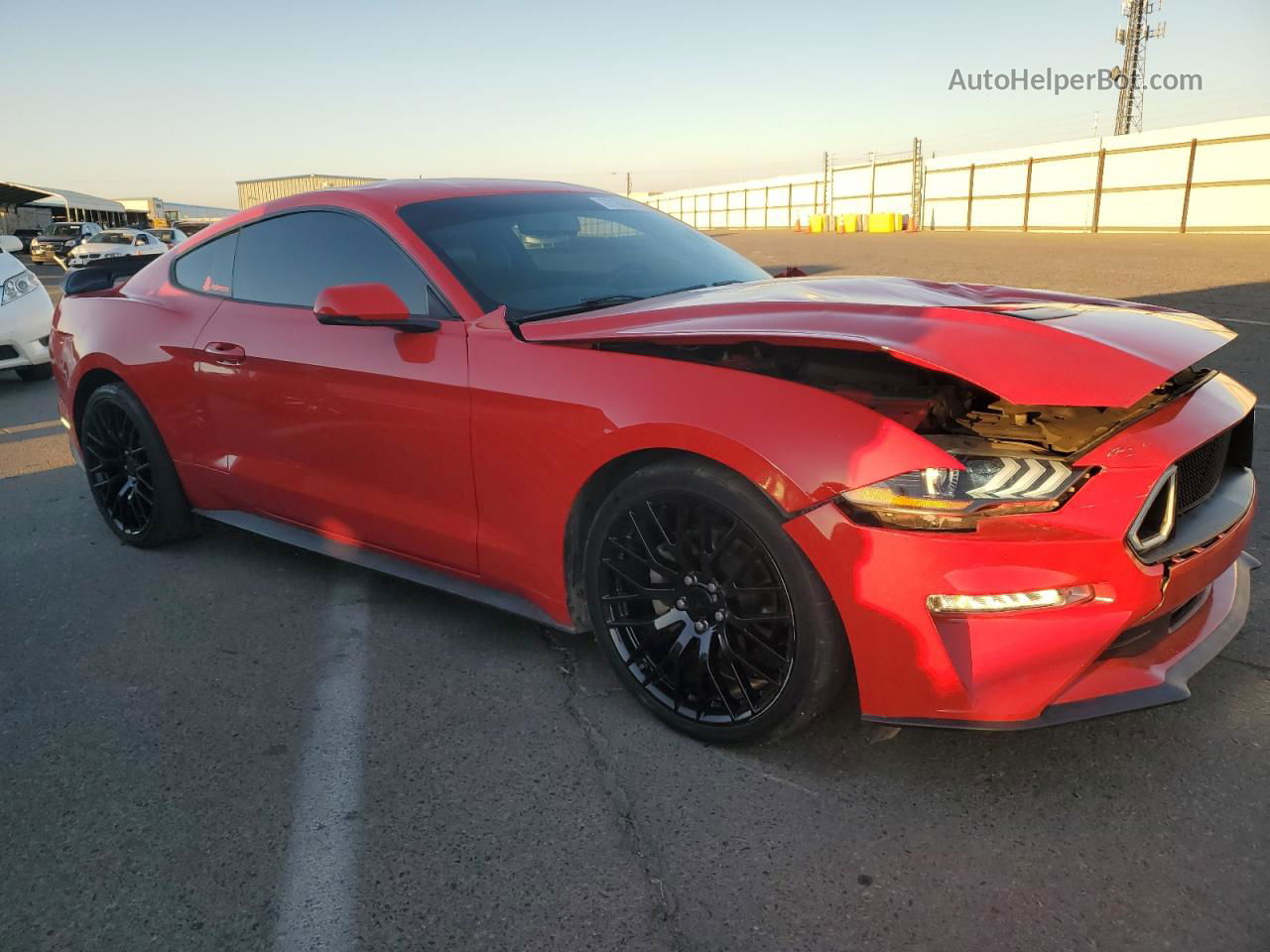 2020 Ford Mustang  Красный vin: 1FA6P8TH6L5131954