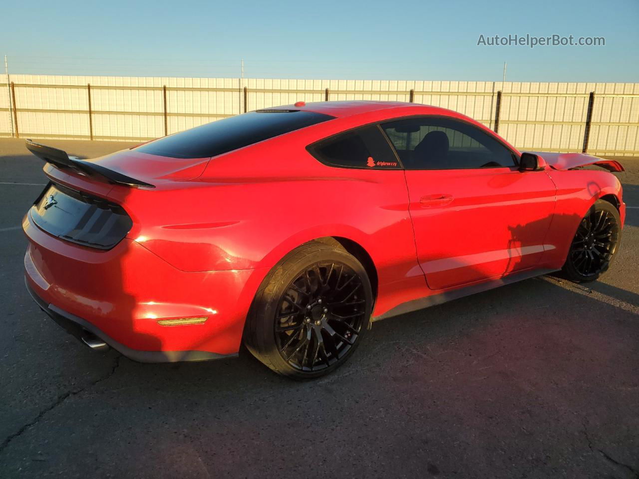 2020 Ford Mustang  Красный vin: 1FA6P8TH6L5131954