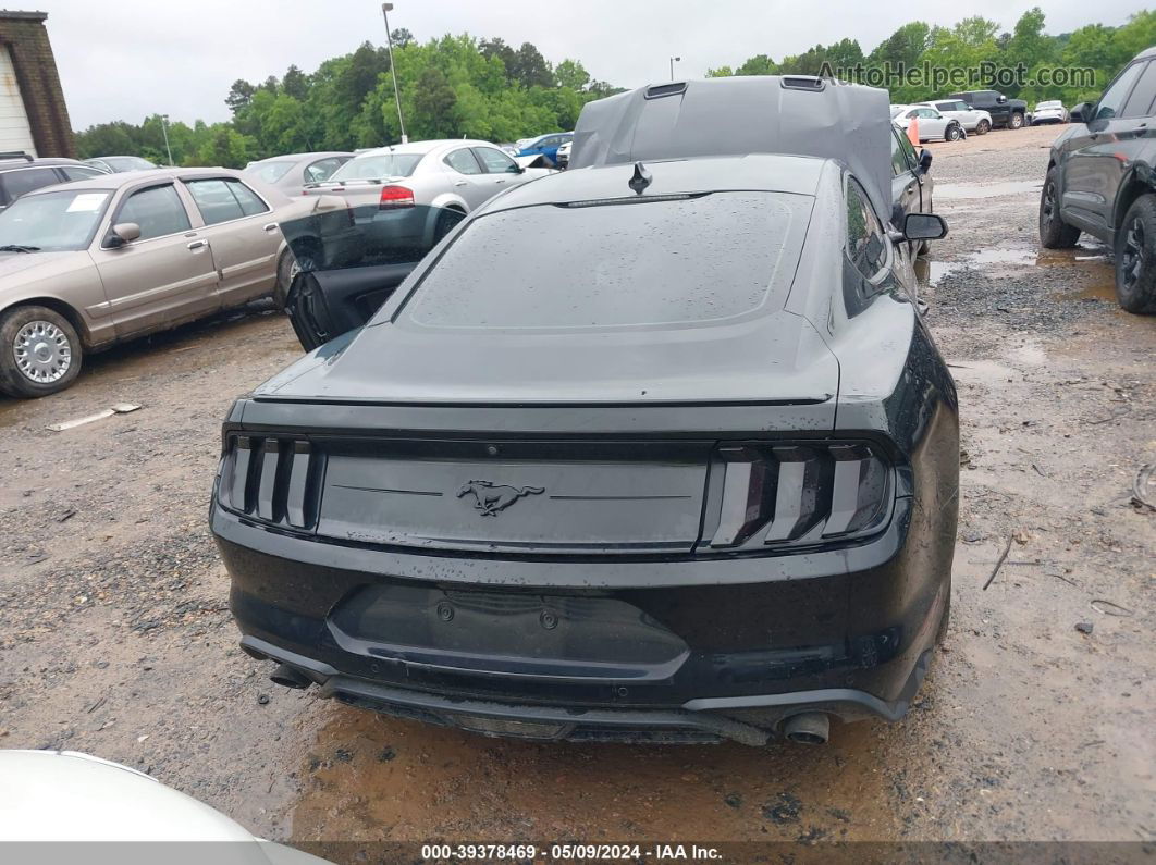 2020 Ford Mustang Ecoboost Fastback Black vin: 1FA6P8TH6L5145255