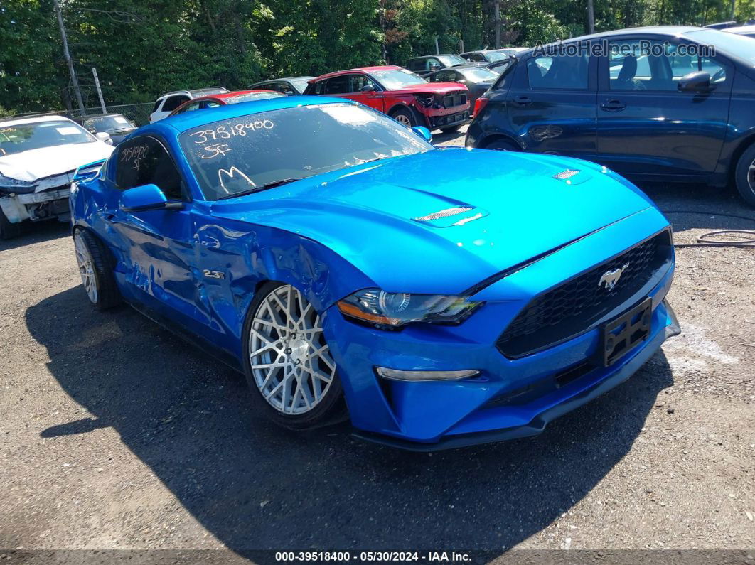 2020 Ford Mustang Ecoboost Fastback Blue vin: 1FA6P8TH6L5178269