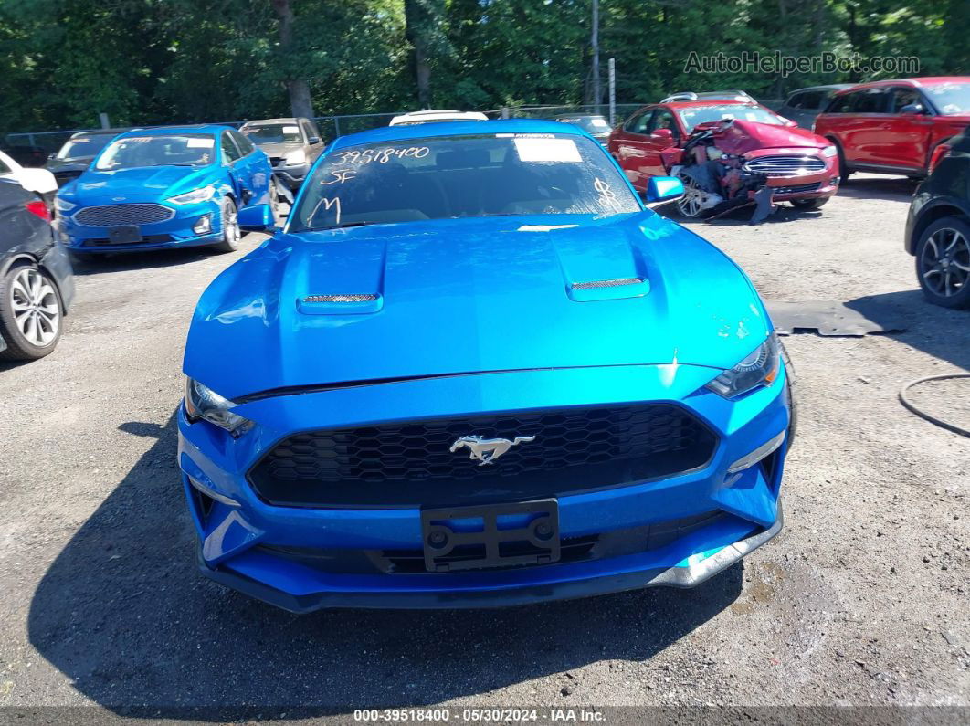 2020 Ford Mustang Ecoboost Fastback Синий vin: 1FA6P8TH6L5178269