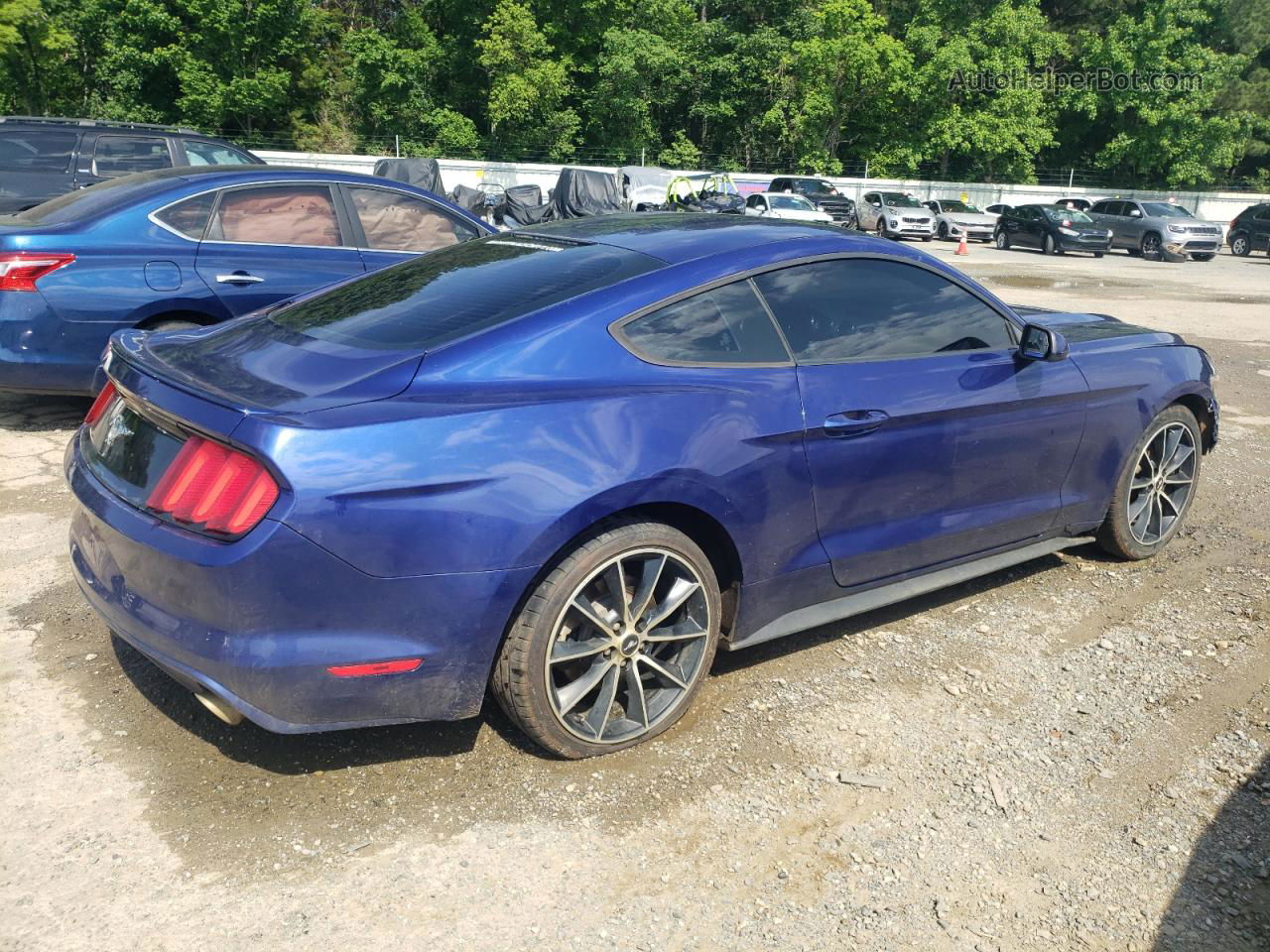 2015 Ford Mustang  Blue vin: 1FA6P8TH7F5335179