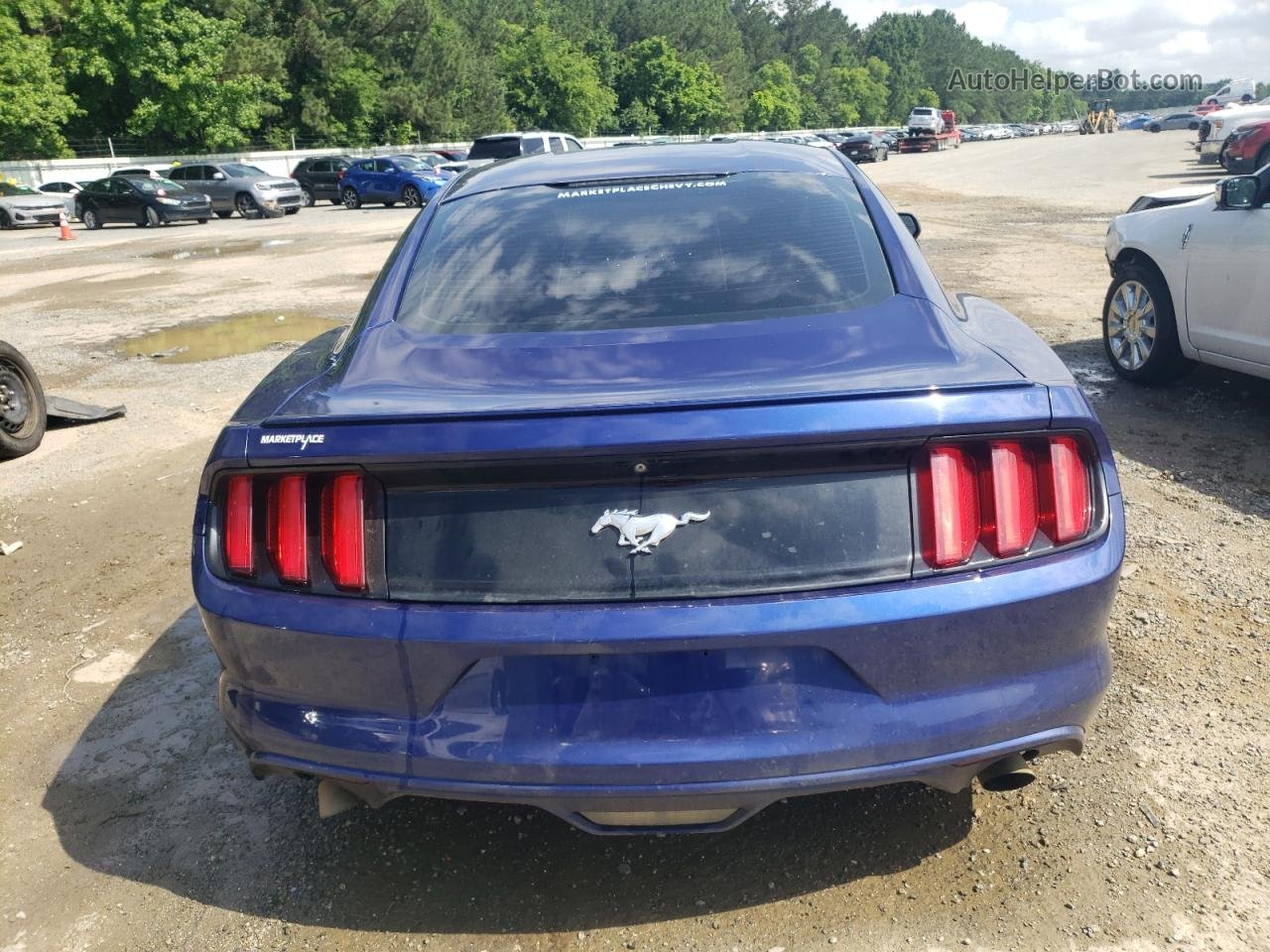 2015 Ford Mustang  Blue vin: 1FA6P8TH7F5335179