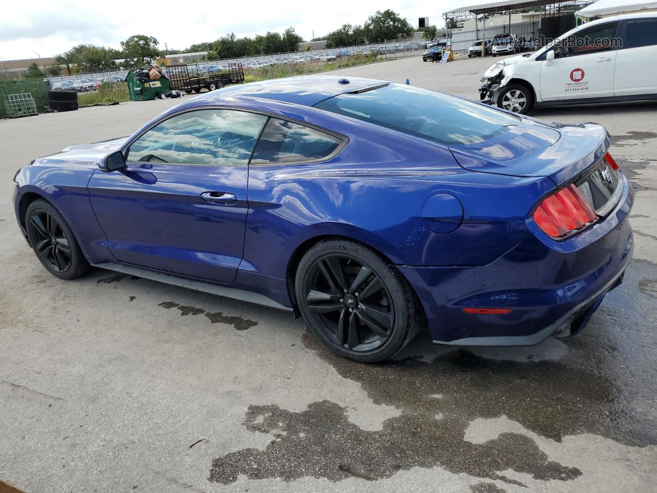 2015 Ford Mustang  Синий vin: 1FA6P8TH7F5392210