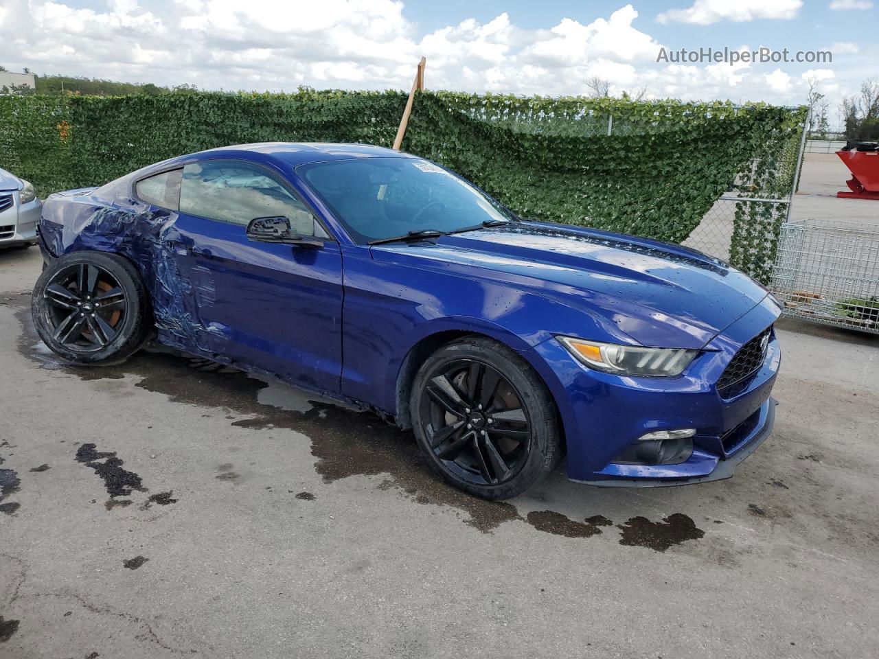 2015 Ford Mustang  Синий vin: 1FA6P8TH7F5392210