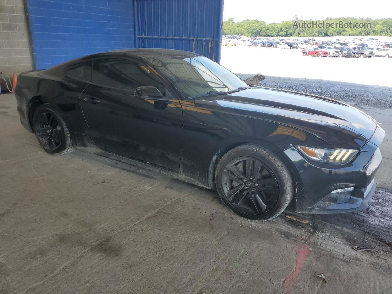 2015 Ford Mustang  Черный vin: 1FA6P8TH7F5401987