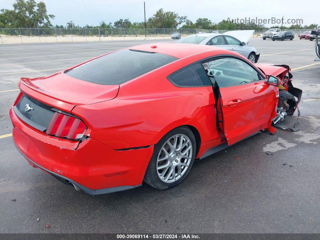 2016 Ford Mustang Ecoboost Red vin: 1FA6P8TH7G5222186