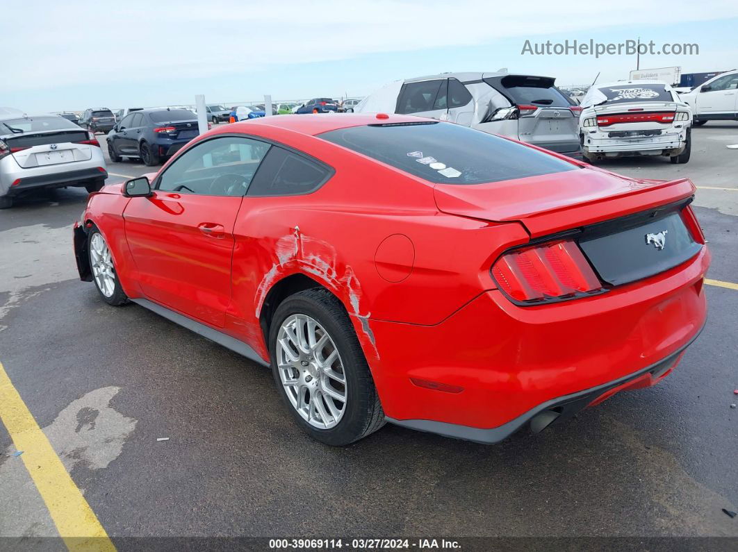 2016 Ford Mustang Ecoboost Red vin: 1FA6P8TH7G5222186