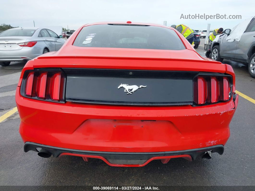 2016 Ford Mustang Ecoboost Red vin: 1FA6P8TH7G5222186