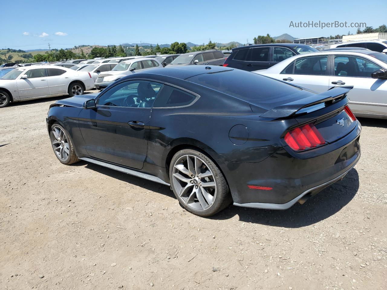 2016 Ford Mustang  Black vin: 1FA6P8TH7G5260212