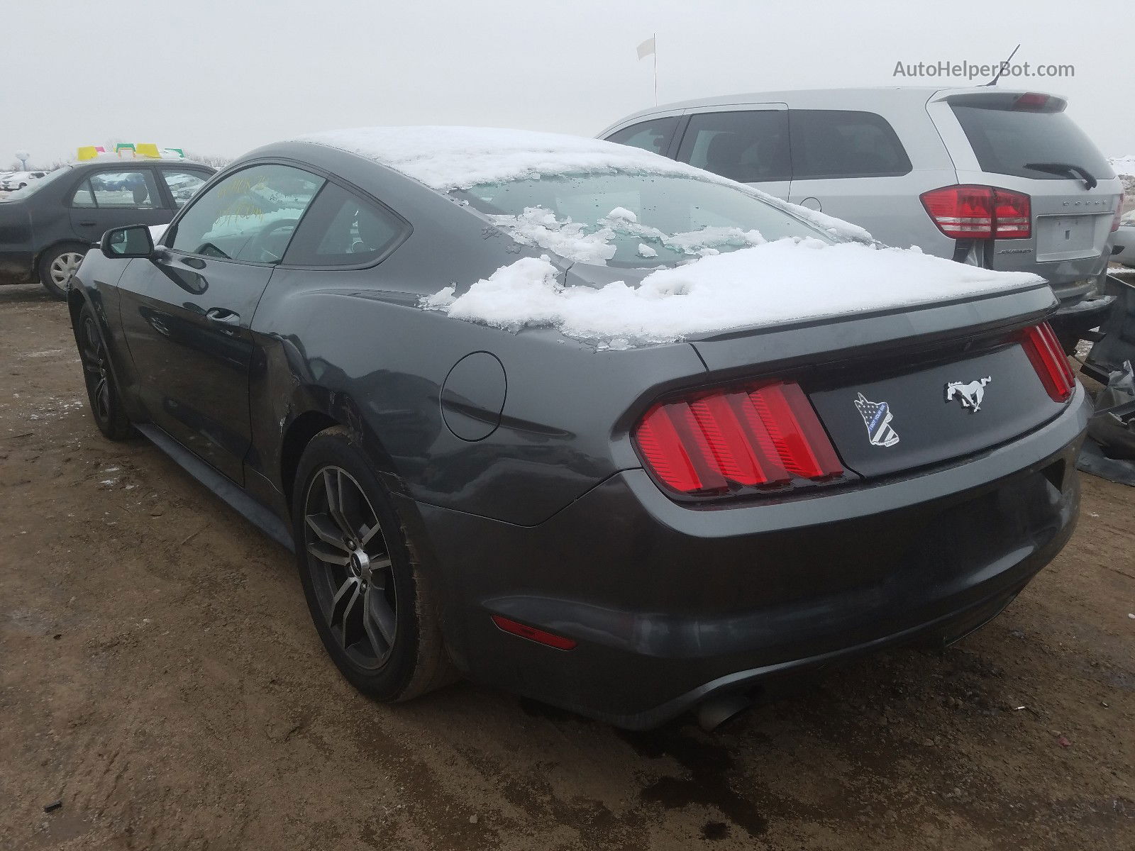 2016 Ford Mustang Gray vin: 1FA6P8TH7G5261750