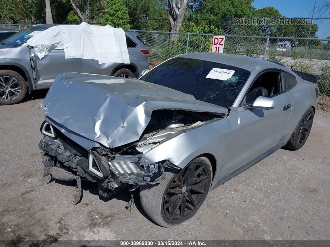 2016 Ford Mustang Ecoboost Gray vin: 1FA6P8TH7G5274143