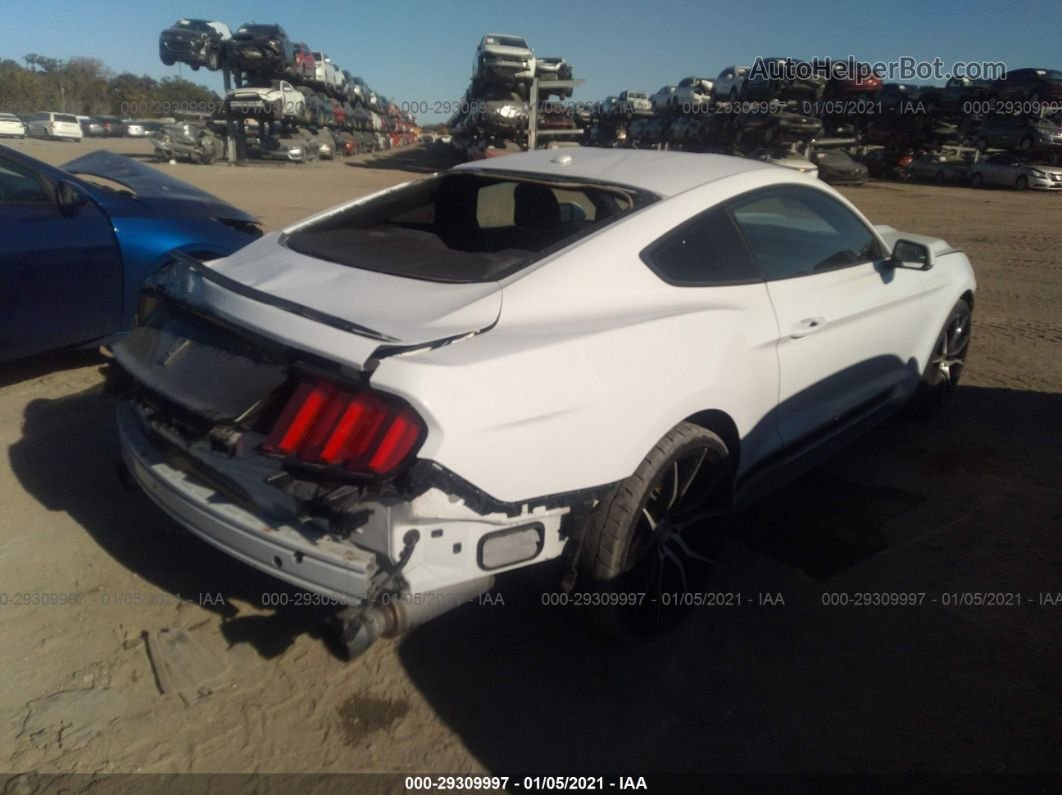 2016 Ford Mustang Ecoboost White vin: 1FA6P8TH7G5309361